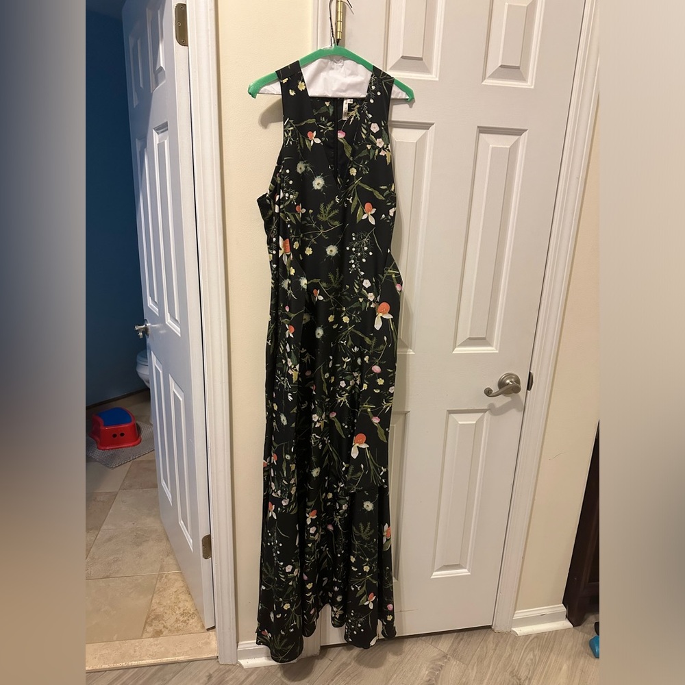 Floor Length Dress w/Slit